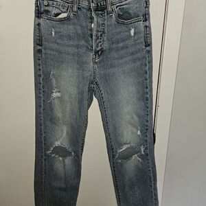 Pistola Women's Blue Straight Leg Jeans